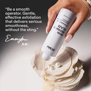 ST.SAJ founder Emmylou recommending Skin Refining Glaze - gentle effective exfoliation without the sting