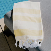 TOWEL-YELLOW: ST.SAJ Poolside Turkish Towel in Yellow