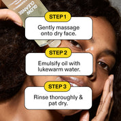 How to use ST.SAJ Glow Cleanse mini in three steps