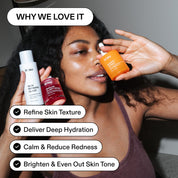 ST.SAJ Radiant Super C benefits - refine texture, deep hydration, reduce redness, even skin tone