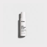 ST.SAJ Skin Refining Glaze mini 35mL, 6% Mandelic Acid, white bottle on a grey background
